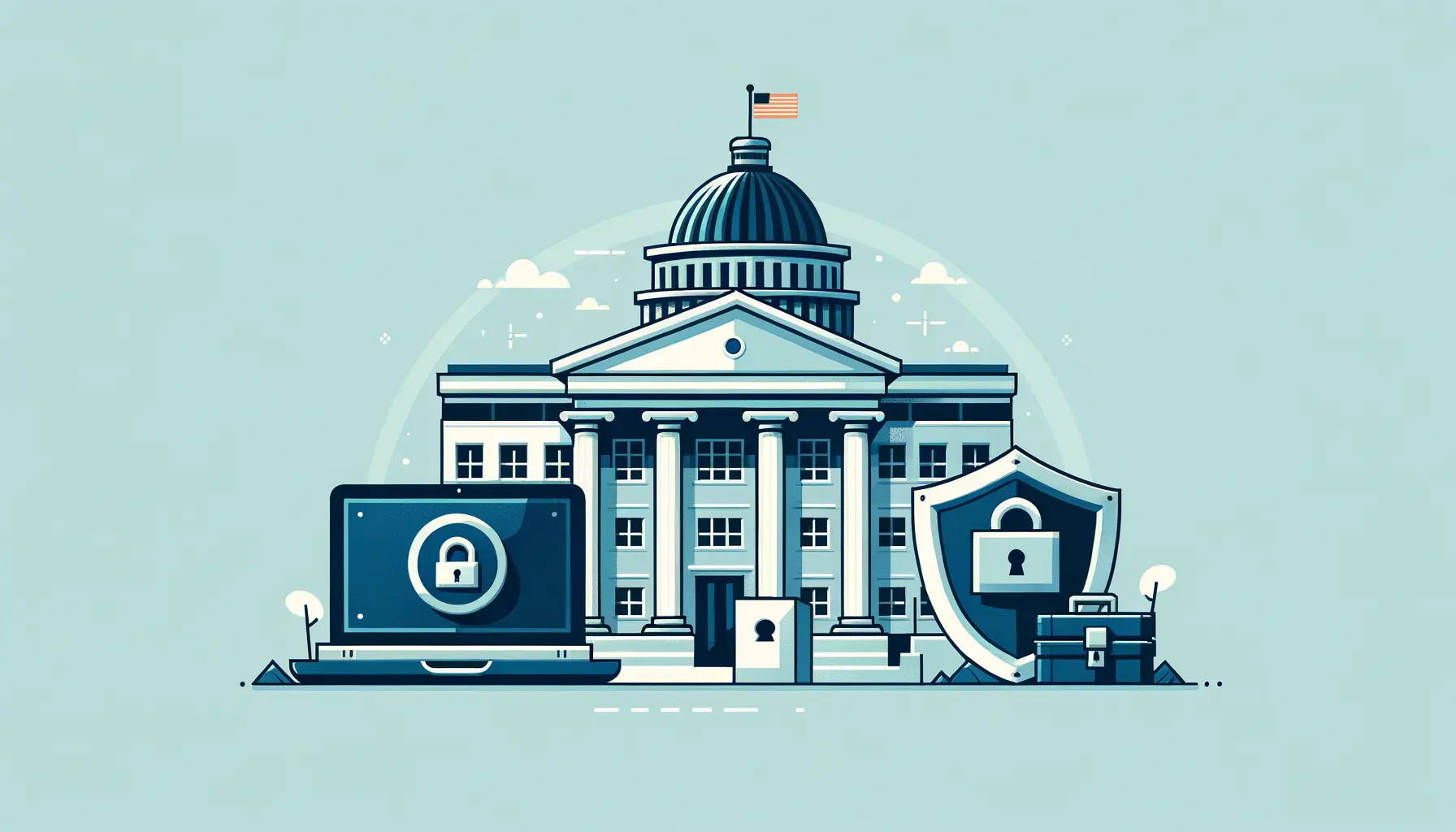 Graphic depicting Critical Infrastructure Preventing Computer Damage Under US Federal Law 